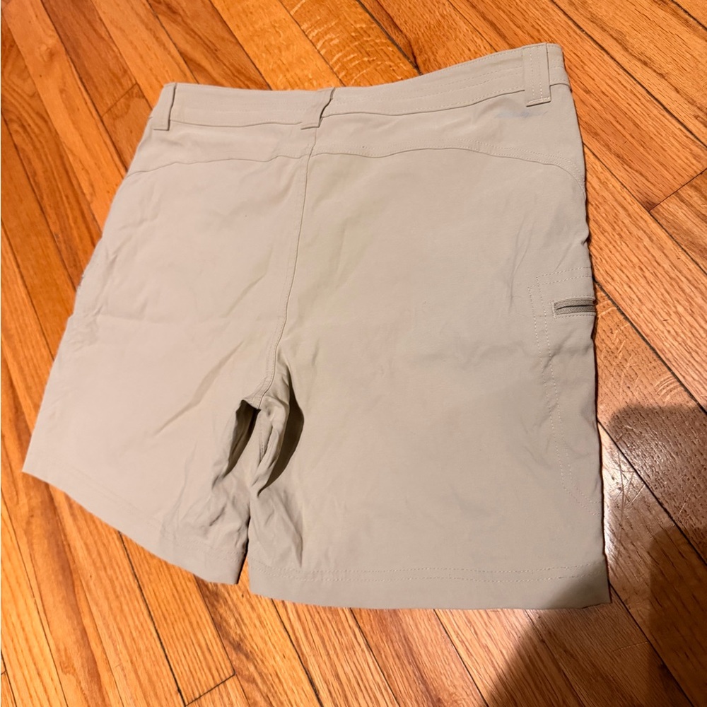 Eddie Bauer Guide Pro Khaki Cargo Short sz 10 outdoor hiking Bermuda athletic - Picture 4 of 4
